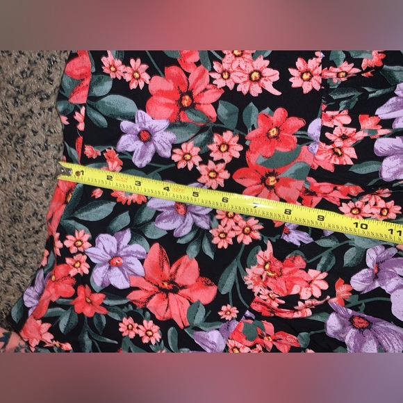 Anthropologie Bright Floral Skirt - Picture 7 of 12